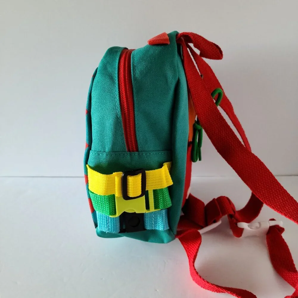 SENSORY TOY BACKPACK FOR TODDLERS AGES 3 + COLORFUL/EDUCATIONAL